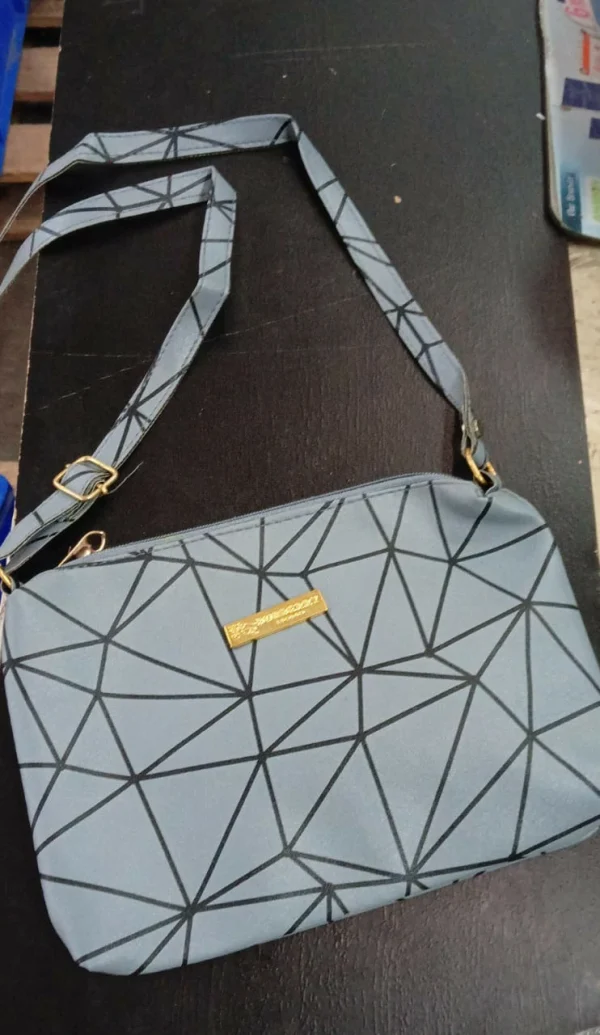 Women Printed Grey Side Bag