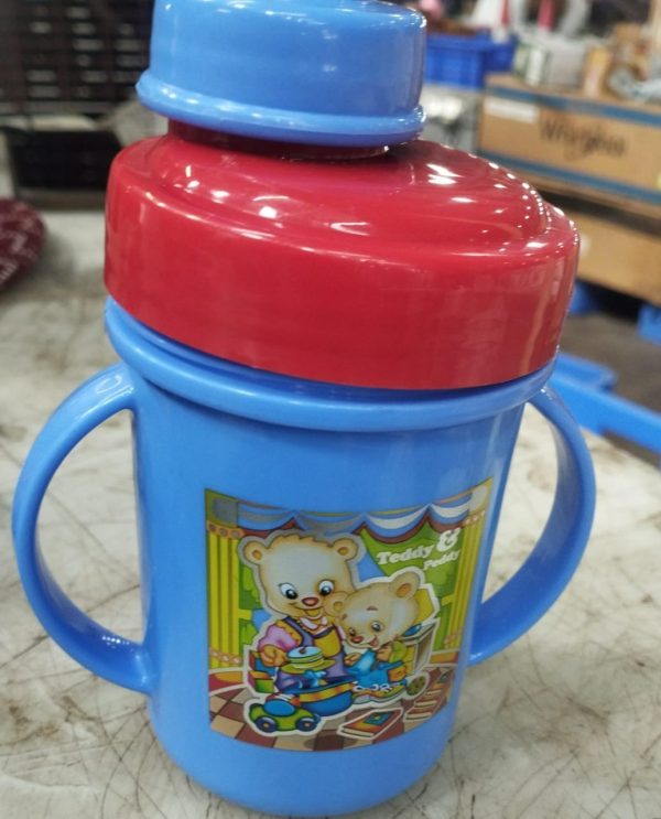 Stainless Steel Plastic Spout Sipper Cup For Kids Age 324 Months