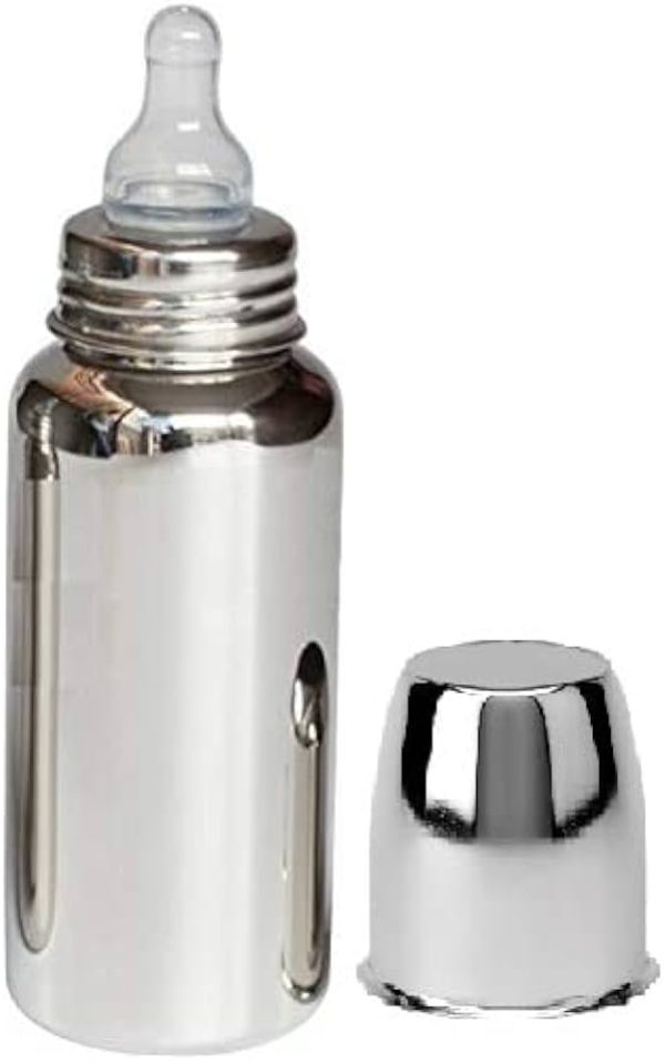 Stainless Steel Milk Bottle With Nipple