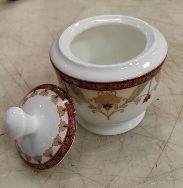 Printed Bone China Sugar Pot