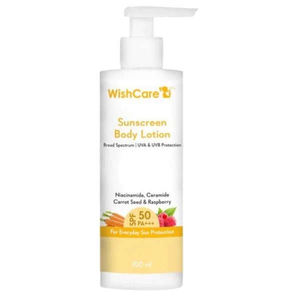 Spf 50 Sunscreen Body Lotion Broad Spectrum Wishcare