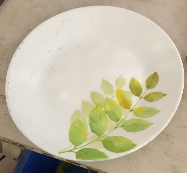 White Printed Plate