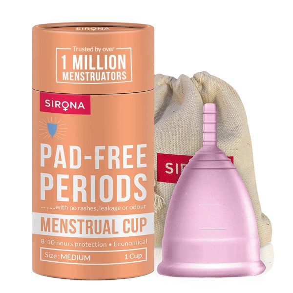 Sirona Reusable Menstrual Cup For Women Size Medium 1N