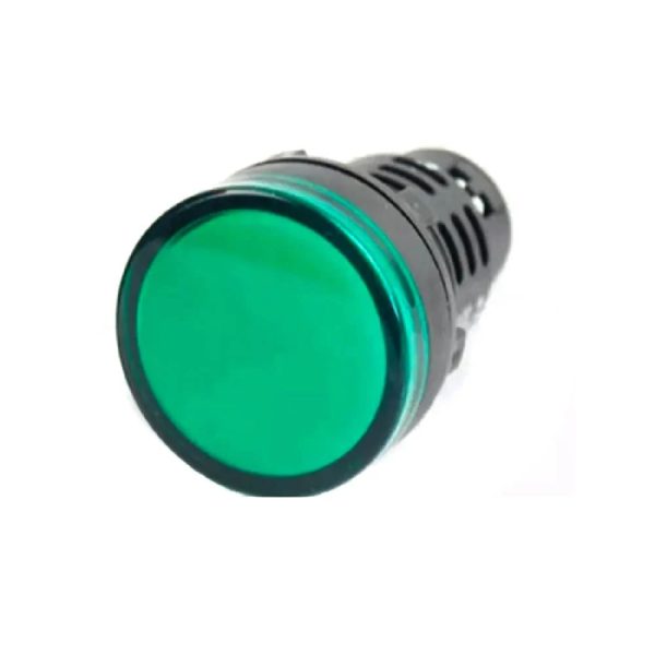 Tc Green Ac Dc 12V Led Power Pilot Signal Indicator Lamp Pack Of 15