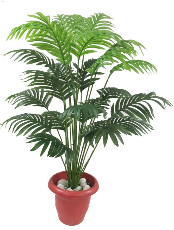 Natural Looking 18 Leaves Areca Palm Plant For Interior Indoor Tropical Plant Home Decor