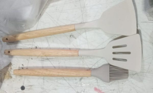 Silicone Spatula For Kitchen Nonstick Spoon Spatula Set Of 3