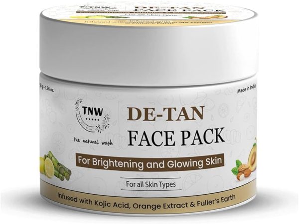 Tnw The Natural Wash De Tan Face Pack 50 G