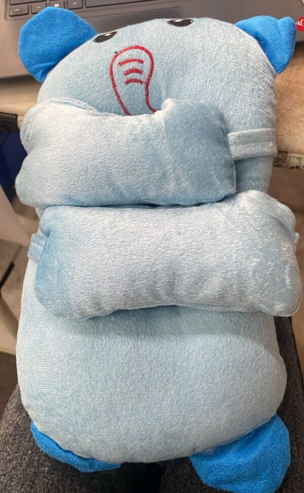 Sky Blue New Born Baby Pillow