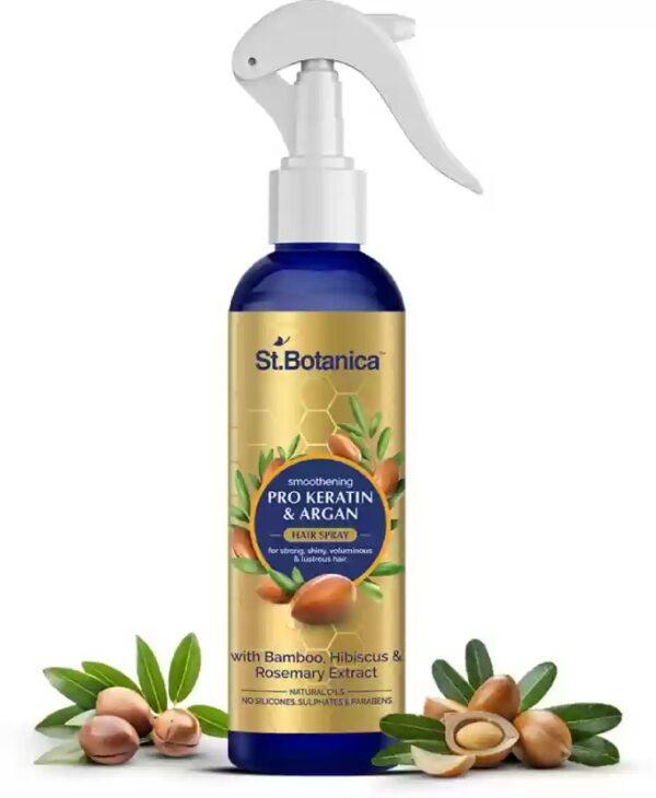 St Botanica Pro Keratin And Argan Oil Nourishing Spray For Dry And Damaged Hair Spray 200 Ml