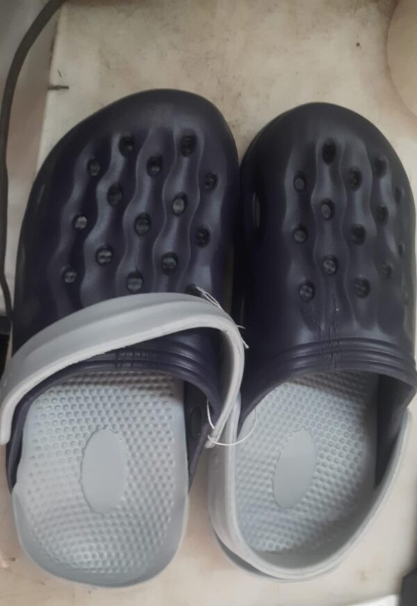 Navy Mens Comfortable Clogs Sandals Size 6