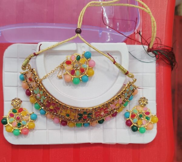 Multicolour Necklace Set For Women