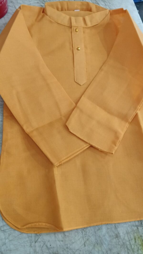 Kids Orange Color Kurta Size 22