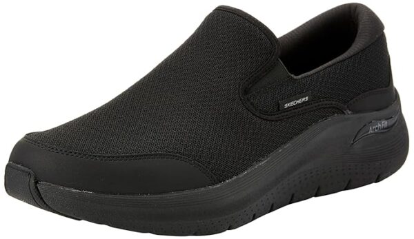 Skechers Arch Fit 2 Point 0 Vallo Black Men Casual Shoes Size 9