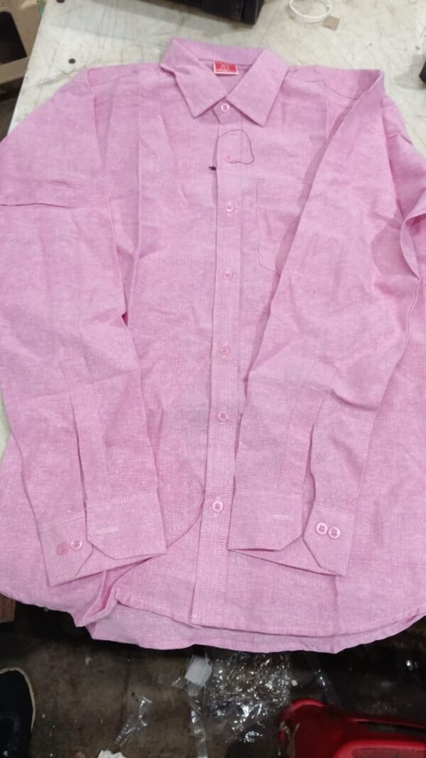 Pink Colour Shirt For Men Size M