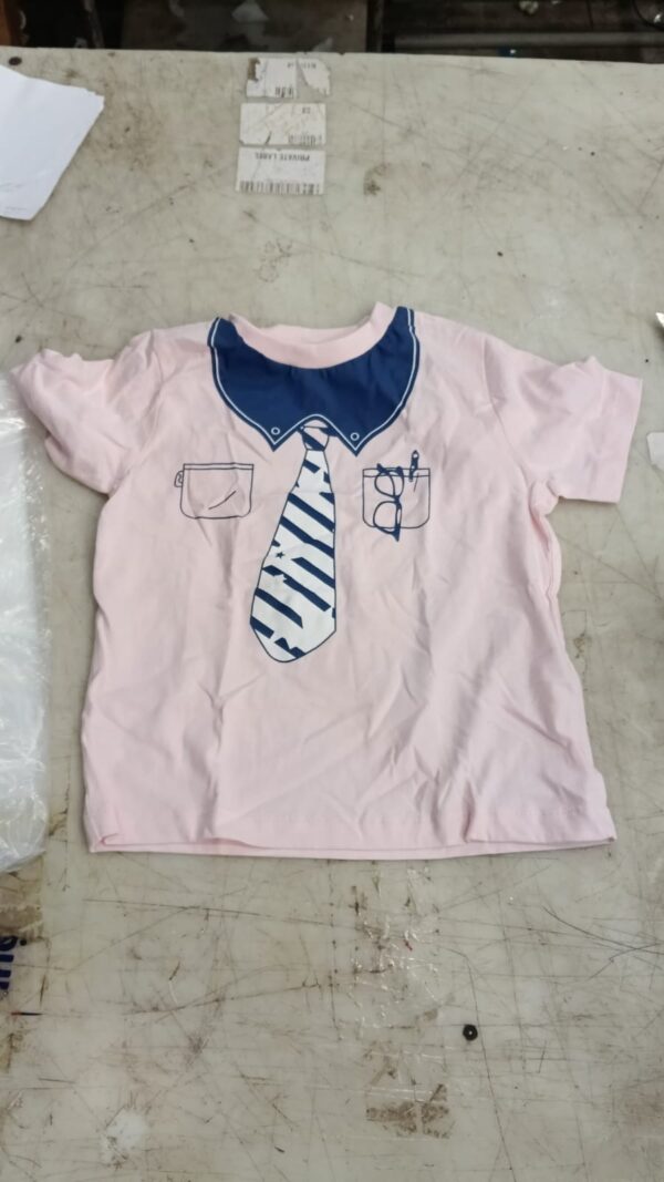 Pink Colour Kids Boys T Shirt Size 0 12 M