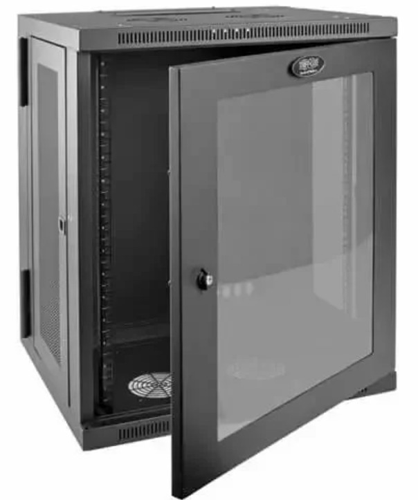 Gray Mild Steel 15U Valrack Wall Mount Networking Rack