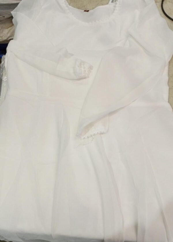 Frock Dress For Women White Size S