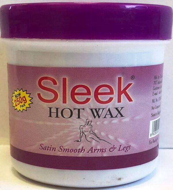 Sleek hot wax 250 gm