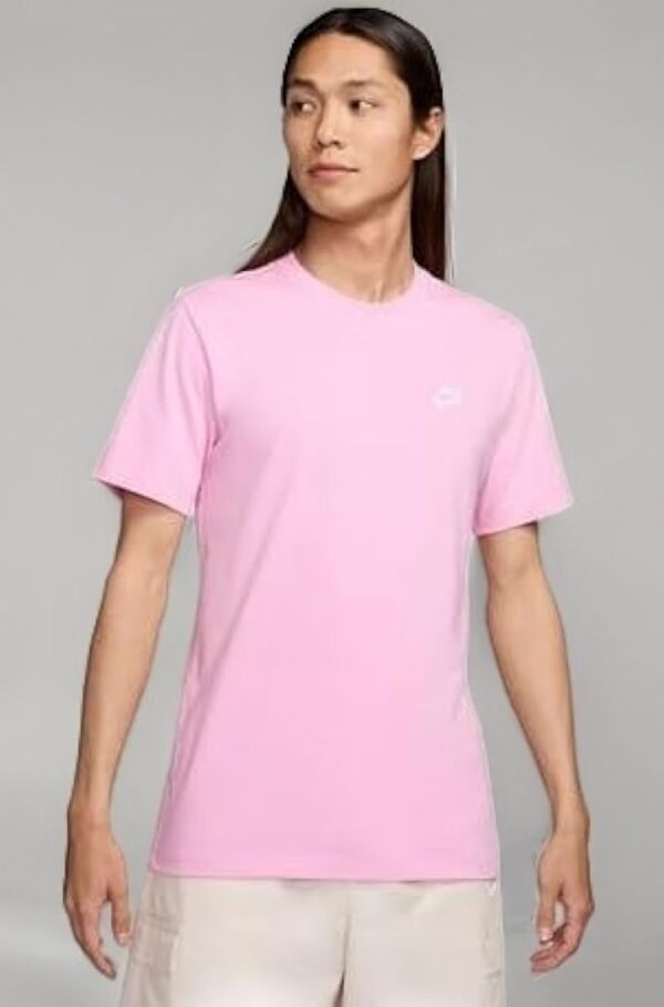 Nike Mens Casual Half Sleeves Round Neck T Shirt Colour Pink Size XL