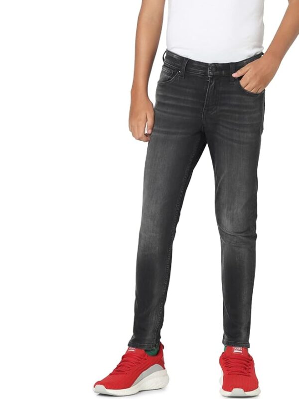 Jack Jones Boys Slim Fit Jeans Grey Colour Size 11 to 12yrs