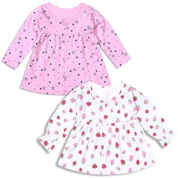 Private Lable Printed Cotton Rompers pack of 3 Assorted Colour Size 9 to 12M