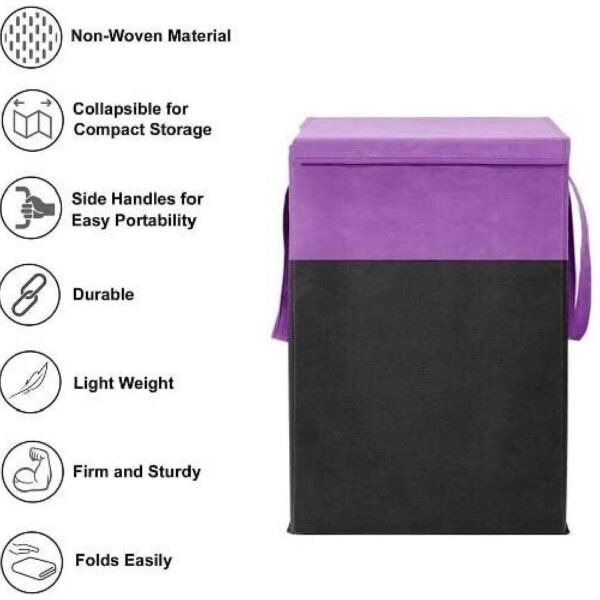 Private Label 75 L Purple Laundry Bag Non Woven