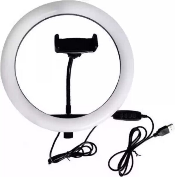 Appcloud Selfie Led Ring Light Without Tripod Stand Ring Flash Black White