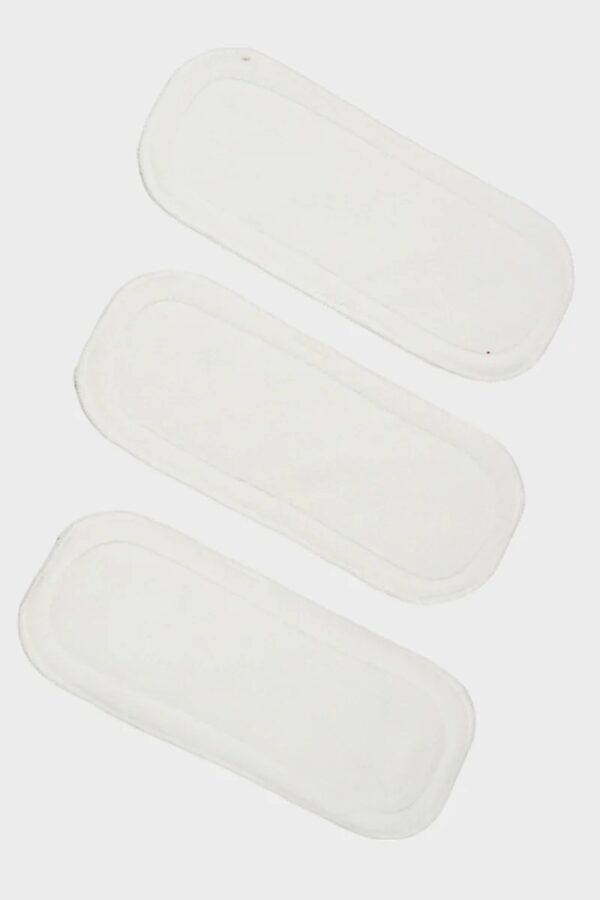 White Color Cloth Pads Pack Of 3