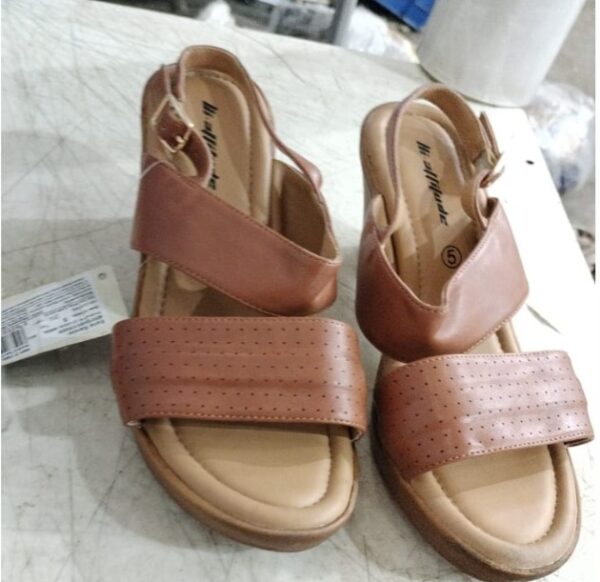 Hi Attitude Brown Colour Casual Sandals For Women Size 5