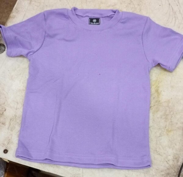 Girls Purple Colour T Shirt Size M