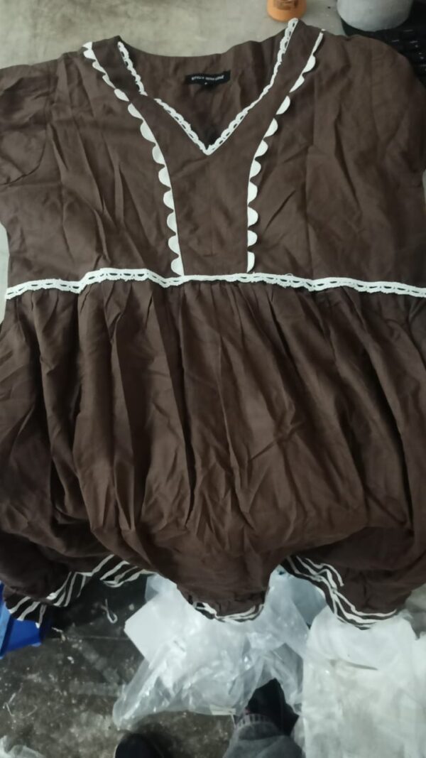 Women Brown Color Dress Size S