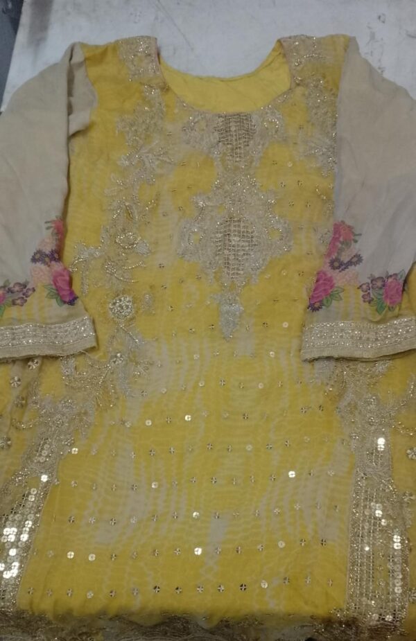 Yellow Colour Women Kurta Size Xl