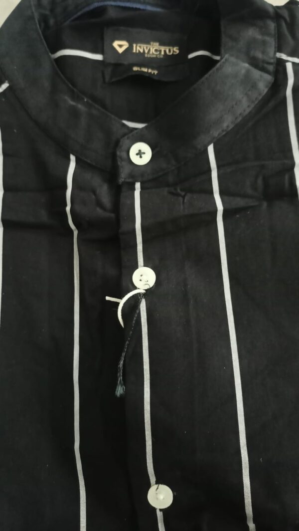 Men Shirt Size 42 Color Black