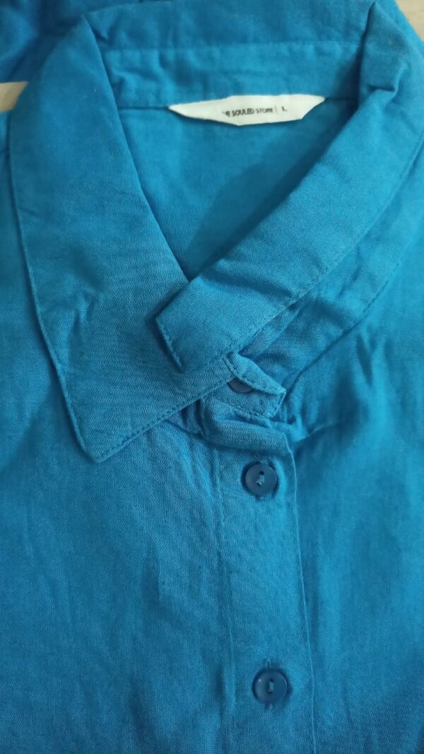 Men Shirt Size L Color Blue