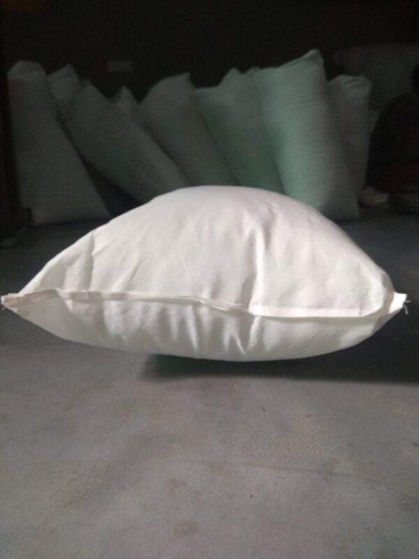 White Rest Nest Fiber Pillow Square Shape