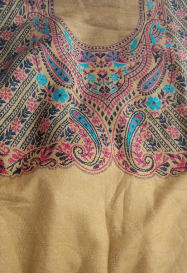 Womens Mustard Color Unstitched Suit 5Mtr