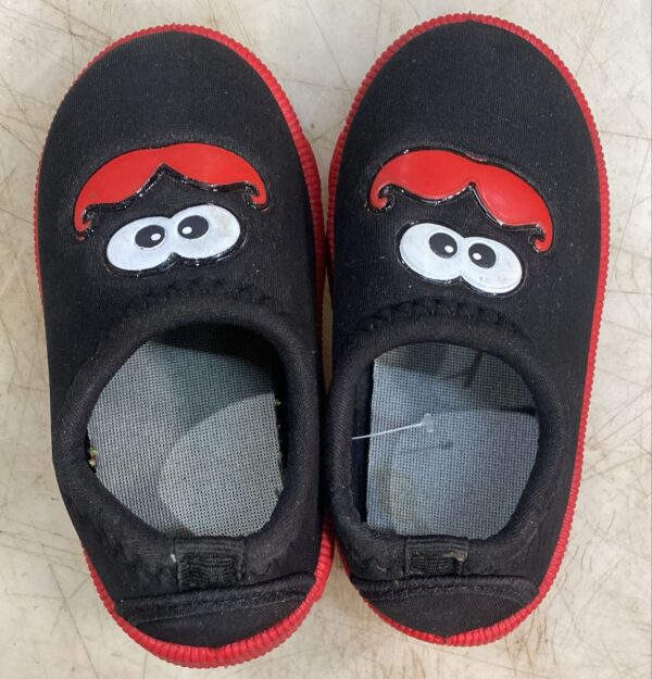 Kids Attractive Shoes Black And Red Size 20