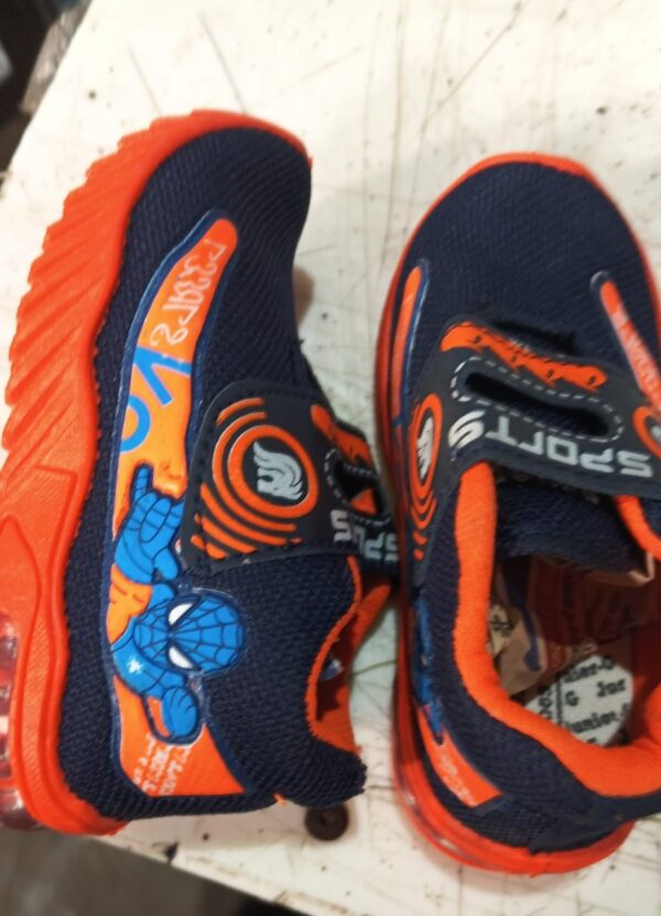 Navy Beans Orange Colour Shoes For Kids Boys Size 9