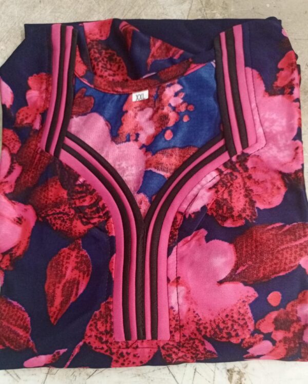 Multicolour Flower Print Nighty For Women Size Xl