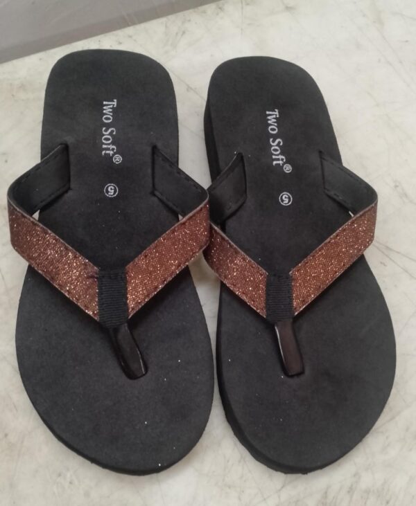 Black Colour Women Slipper Size 5