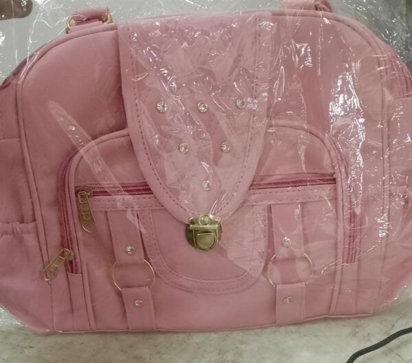 Pink Colour Lady Handbag