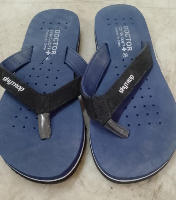 Blue Colour Men Slipper Size 6