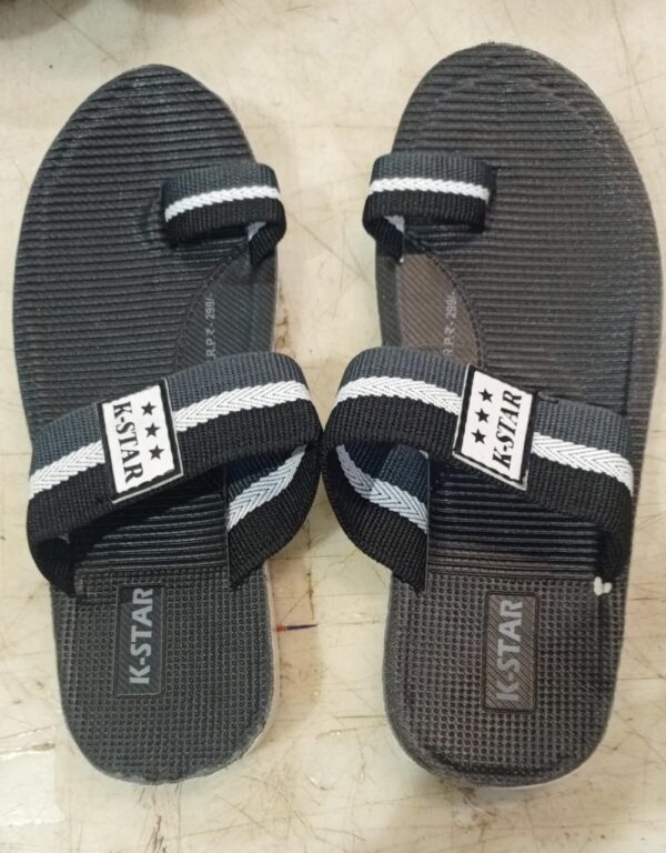 Slipper For Men Black Size 8