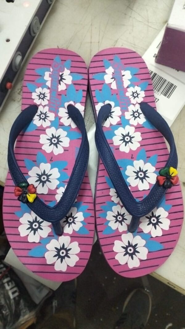 Supremlite Rani N Blue Woman Slipper Size 6