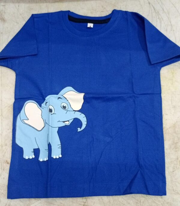 Blue Colour Kids T Shirt Size 4