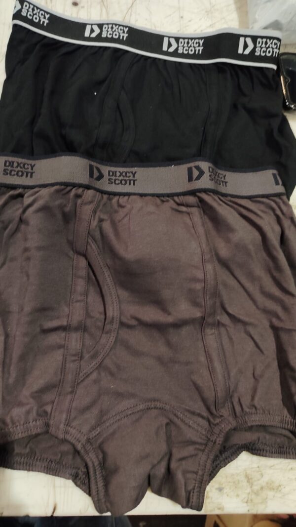 Dixcy Scott Black And Coffee Color Briefs For Men Size M 85 Cm Pack Of 2