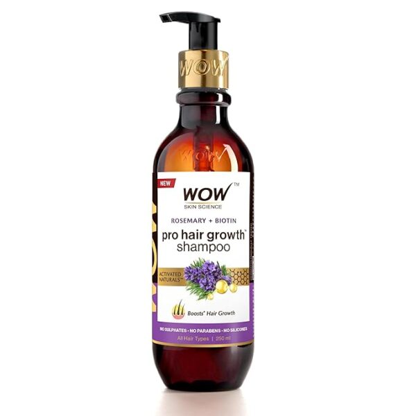 Wow Skin Science Rosemary And Biotin Hair Growth Shampoo 250 Ml