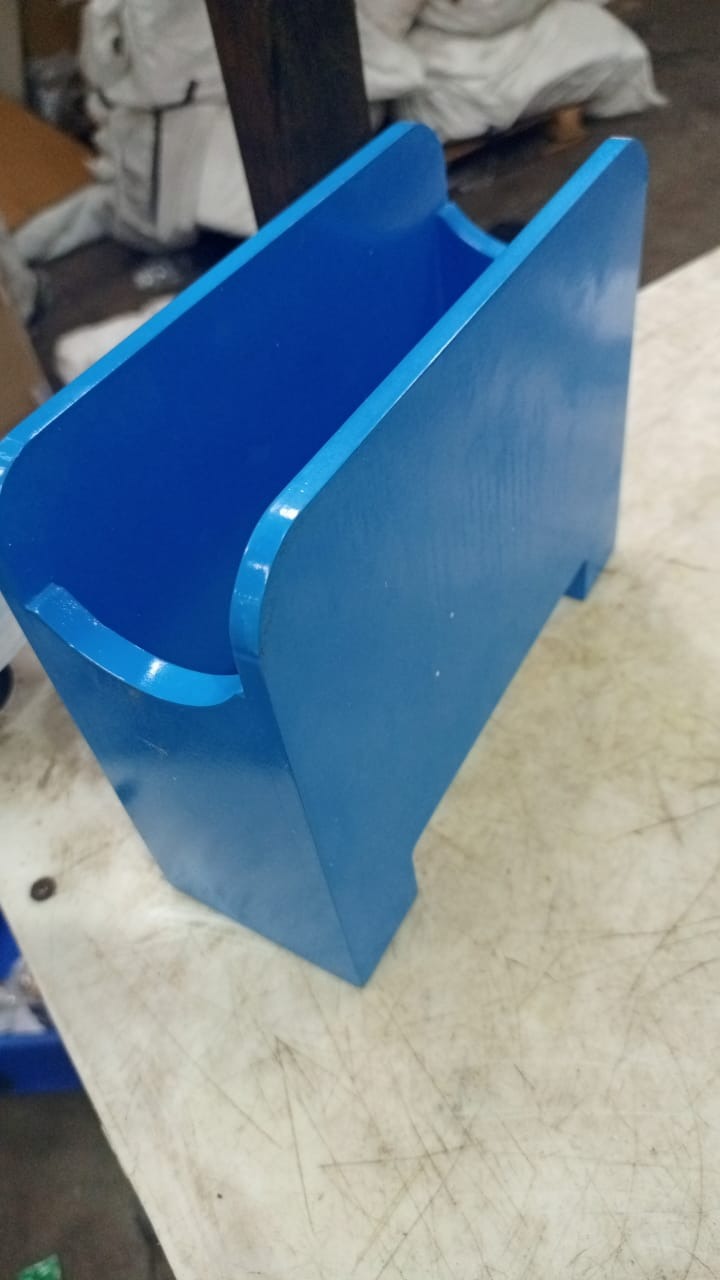 Wooden Set Off Box Wall Shelf Blue
