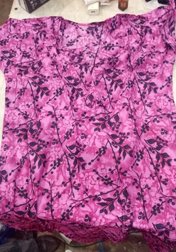 Pink Colour Stylish Nighty Suit For Women Size Xl