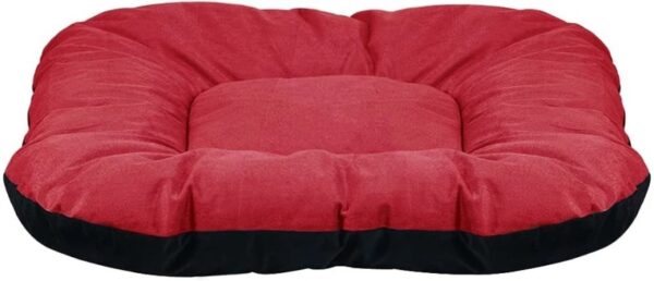 Smile Reversible Pet Bed Cushion For Dogs And Cats Red